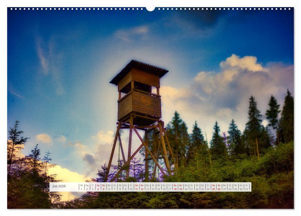 Produktbild: Die Sch&ouml;nheit des Th&uuml;ringer Waldes (hochwertiger Premium Wandkalender 2026 DIN A2 quer), Kunstdruck in Hochglanz