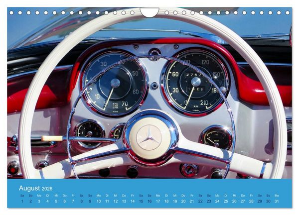 Produktbild: Mercedes Classics (Wandkalender 2026 DIN A4 quer), CALVENDO Monatskalender