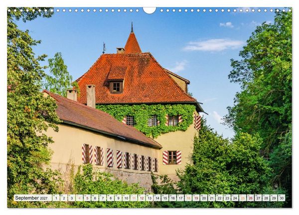 Produktbild: Dinkelsb&uuml;hl - Zw&ouml;lf Momente in der Altstadt (Wandkalender 2027 DIN A3 quer), CALVENDO Monatskalender