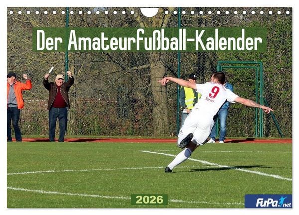 Der Amateurfußball-Kalender (Wandkalender 2026 DIN A4 quer), CALVENDO Monatskalender