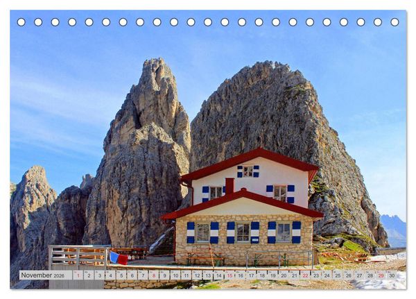 Produktbild: Meine Dolomiten Berge (Tischkalender 2026 DIN A5 quer), CALVENDO Monatskalender