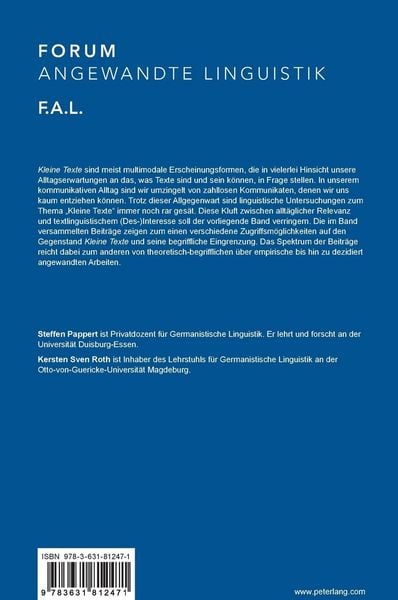 Produktbild: Kleine Texte