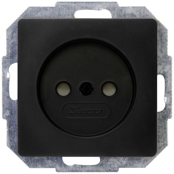 Kopp Einsatz Steckdose Paris Schwarz (matt) 921250089 1St.