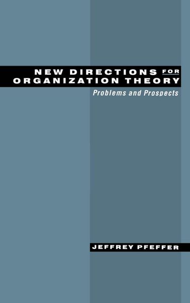 Produktbild: New Directions for Organization Theory