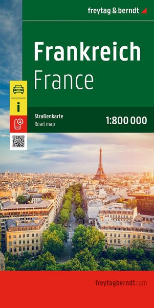 Produktbild: freytag & berndt Stra&szlig;enkarte Frankreich 1:800.000
