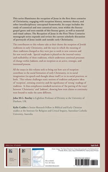 Produktbild: The Reception of Jewish Tradition in the Social Imagination of the Early Christians