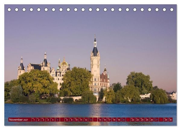Produktbild: Mecklenburg-Western Pomerania. Impressions from the Baltic coast (Desk Calendar 2027 DIN A5 landscape), CALVENDO 12 Month DeskCalendar