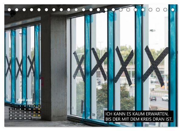 Produktbild: Humor in der Bauindustrie (Tischkalender 2026 DIN A5 quer), CALVENDO Monatskalender