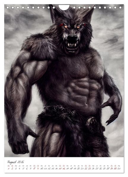 Produktbild: Dark Fantasy Art - Helden und Monster (Wandkalender 2026 DIN A4 hoch), CALVENDO Monatskalender