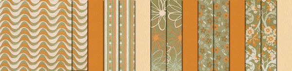 Produktbild: URSUS Spezialpapiere Indian Colours, orange, 13,7 x 13,7 cm, 10 Blatt
