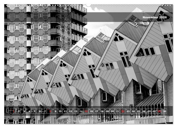 Produktbild: Architektur: Geometrie des Lichts (hochwertiger Premium Wandkalender 2026 DIN A2 quer), Kunstdruck in Hochglanz
