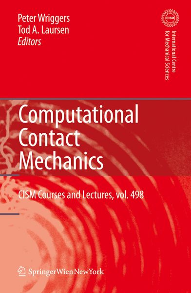 Produktbild: Computational Contact Mechanics