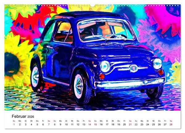 Produktbild: Surreale Autowelten (Wandkalender 2026 DIN A2 quer), CALVENDO Monatskalender