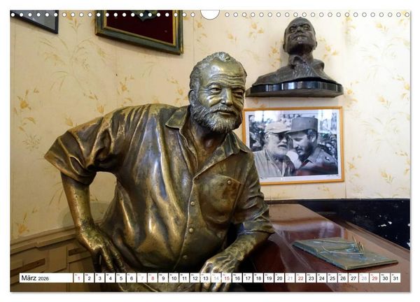 Produktbild: Hemingways Havanna - Ein Dichter und seine Stadt (Wandkalender 2026 DIN A3 quer), CALVENDO Monatskalender