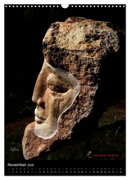 Produktbild: Kunstkalender 2026 - Encaustic und Tuffstein - Skulpturen (Wandkalender 2026 DIN A3 hoch), CALVENDO Monatskalender