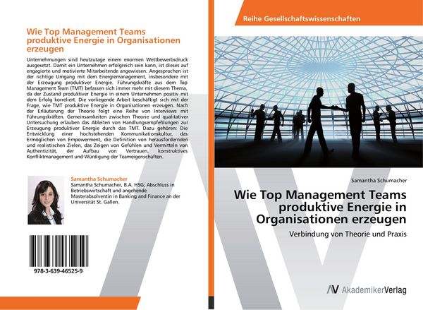 Produktbild: Wie Top Management Teams produktive Energie in Organisationen erzeugen