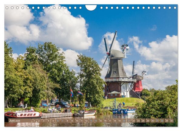Produktbild: Greetsiel in Ostfriesland (Wandkalender 2026 DIN A4 quer), CALVENDO Monatskalender