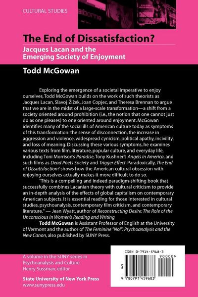 Produktbild: The End of Dissatisfaction?