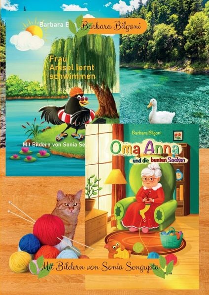 Produktbild: Doppelband: Frau Amsel lernt schwimmen + Oma Anna und die bunten Socken