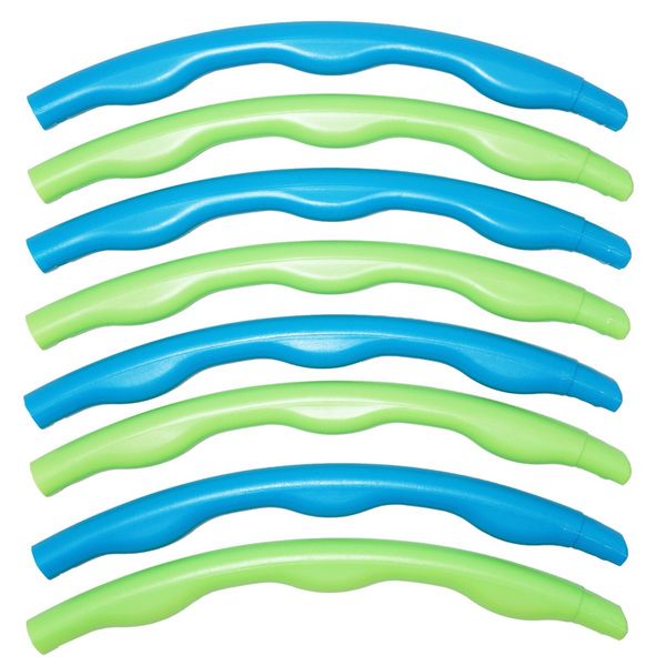 Produktbild: Fitnessreifen Hula Hoop zum Zusammenstecken blau/gr&uuml;n &Oslash;80cm