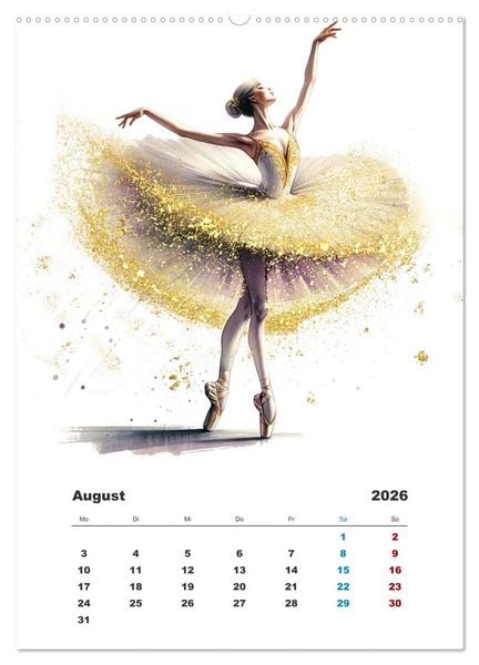 Produktbild: Tanz aus der Stille (Wandkalender 2026 DIN A2 hoch), CALVENDO Monatskalender