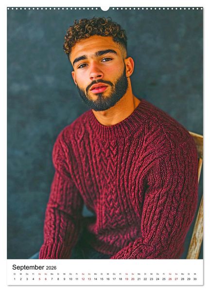 Produktbild: Knit Couture - Strick trifft Runway (hochwertiger Premium Wandkalender 2026 DIN A2 hoch), Kunstdruck in Hochglanz