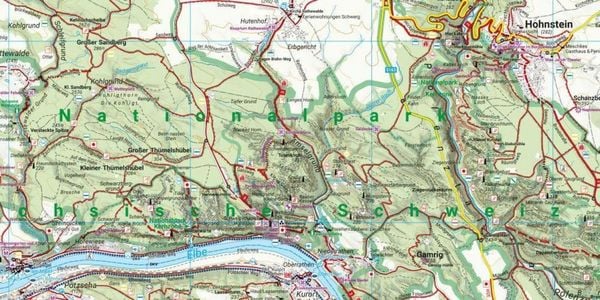 Produktbild: Freytag & berndt Wanderkarte WKD 2401 Nationalparkregion S&auml;chsische Schweiz, Elbsandsteingebirge 1:25.000