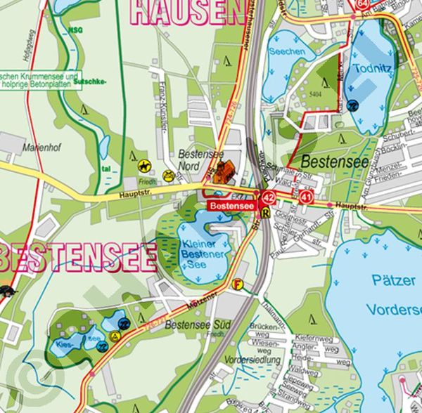 Produktbild: Pharus-Plan Dahme-Spree-Seengebiet von Teupitz bis Bad Saarow