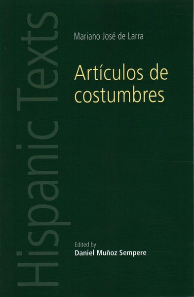 Produktbild: Art&iacute;culos de costumbres