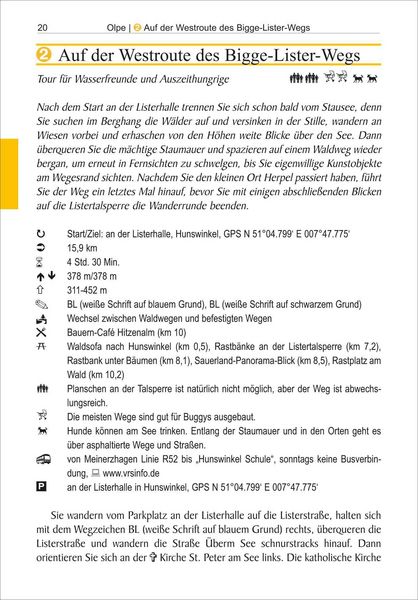 Produktbild: Sauerland 24 Touren &uuml;ber sanfte H&ouml;hen und durch T&auml;ler und W&auml;lder