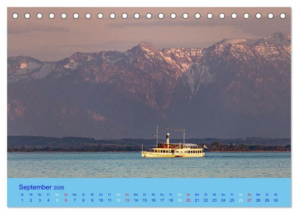 Produktbild: Ammersee-Ansichten (Tischkalender 2026 DIN A5 quer), CALVENDO Monatskalender