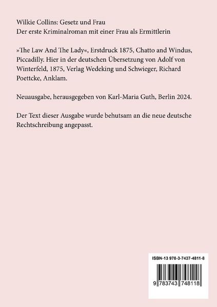 Produktbild: Gesetz und Frau