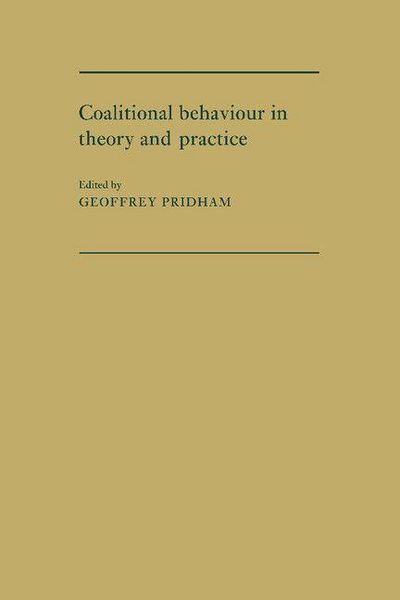 Produktbild: Coalitional Behaviour in Theory and Practice