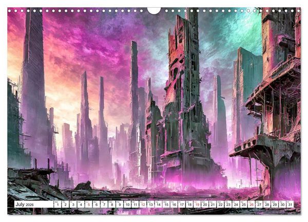 Produktbild: Braun, W: Bizarre Poetry of Doom (Wall Calendar 2026 DIN A3