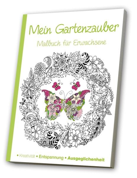 Produktbild: Malbuch f&uuml;r Erwachsene - Gartenzauber