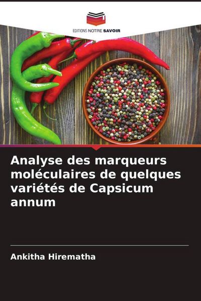 Produktbild: Analyse des marqueurs mol&eacute;culaires de quelques vari&eacute;t&eacute;s de Capsicum annum