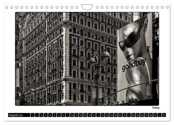 Produktbild: Manhattan Memories - Erinnerungen an New York (Wandkalender 2026 DIN A4 quer), CALVENDO Monatskalender