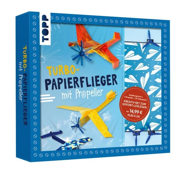 Produktbild: Kreativ-Set Turbo-Papierflieger mit Propeller