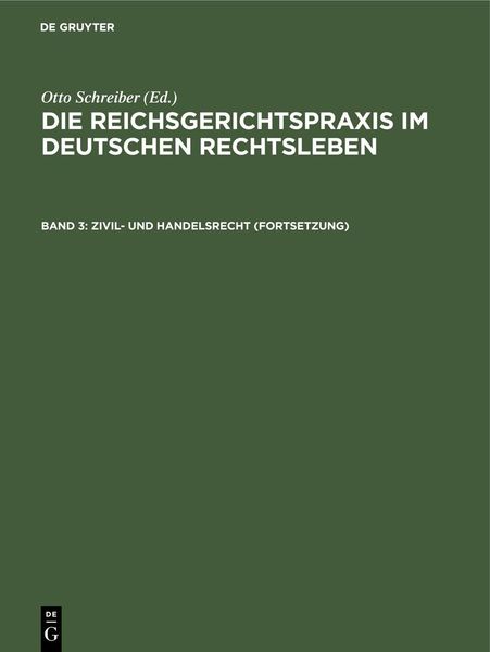 Produktbild: Zivil- und Handelsrecht (Fortsetzung)