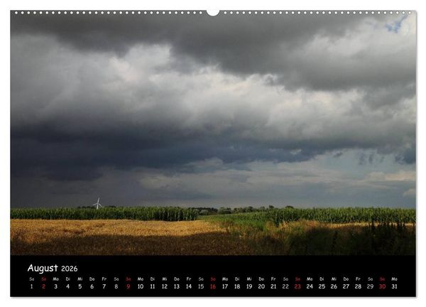 Produktbild: Ostfriesland - Land und Wetter (Wandkalender 2026 DIN A2 quer), CALVENDO Monatskalender