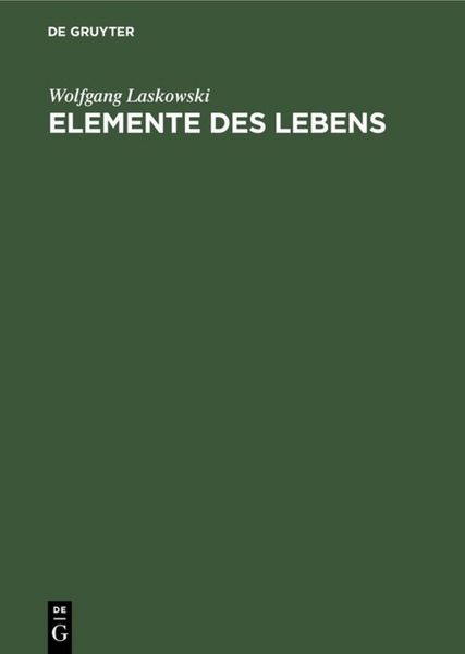 Produktbild: Elemente des Lebens