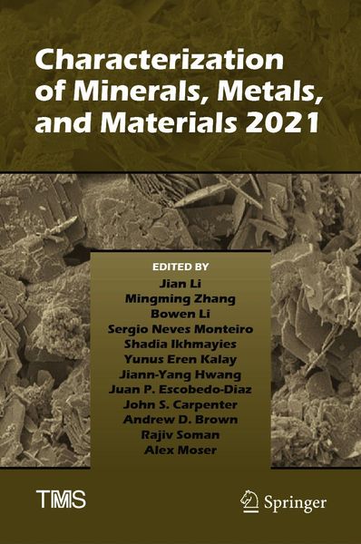 Produktbild: Characterization of Minerals, Metals, and Materials 2021