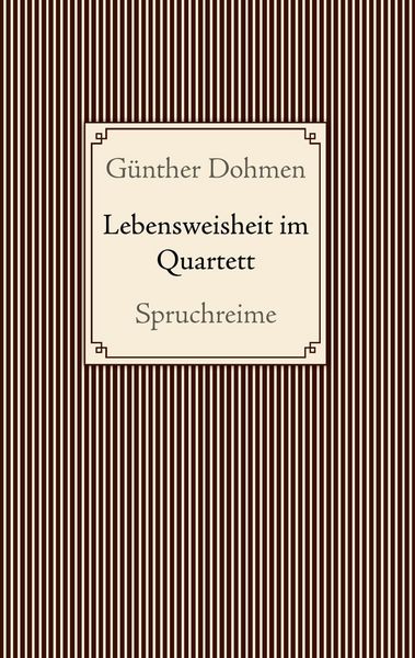 Produktbild: Lebensweisheit im Quartett
