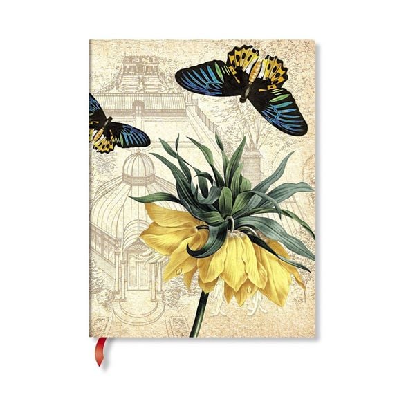 Produktbild: Golden Fritillaria Ultra Lined Softcover Journal (Elastic Band Closure)