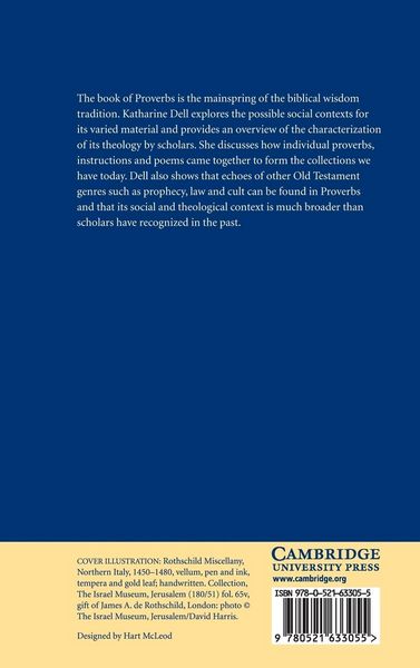 Produktbild: The Book of Proverbs in Social and Theological Context