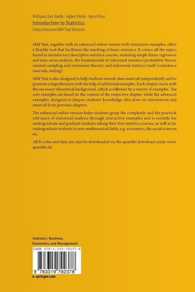 Produktbild: Introduction to Statistics