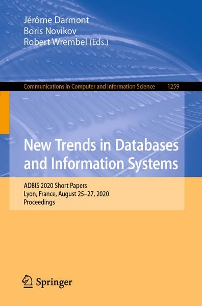 Produktbild: New Trends in Databases and Information Systems