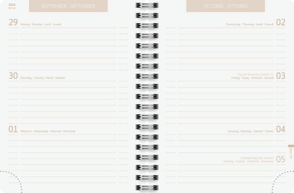 Produktbild: Sch&uuml;lerkalender 2026/2027 "Capy" | A6, Kunststoff