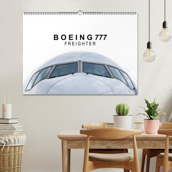 Produktbild: Boeing 777 Freighter (Wandkalender 2026 DIN A2 quer), CALVENDO Monatskalender