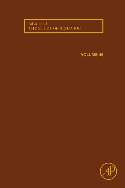 Produktbild: Advances in the Study of Behavior